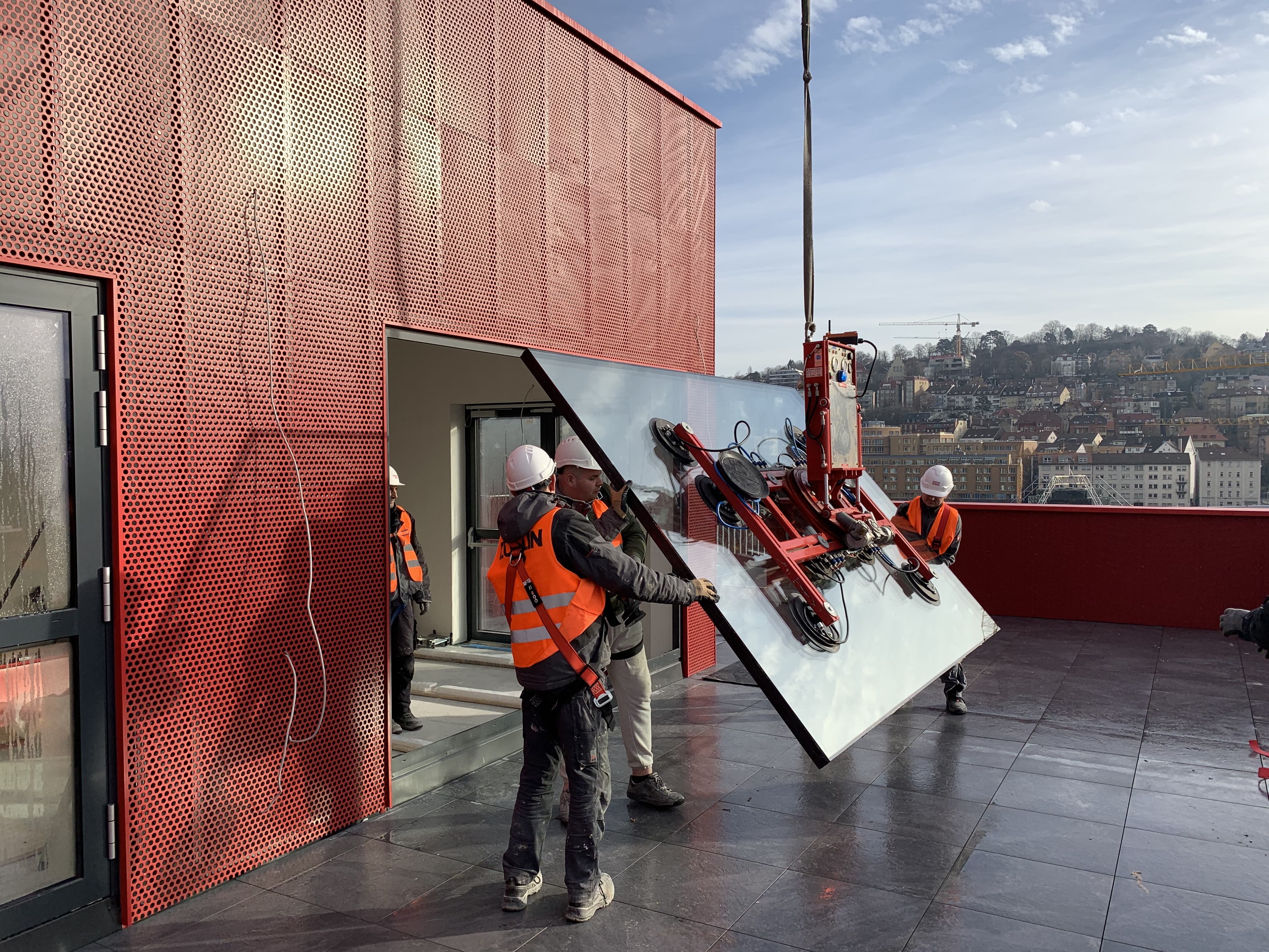 Teamleiter Fensterbau Stellenausschreibung Glas Kran Montage